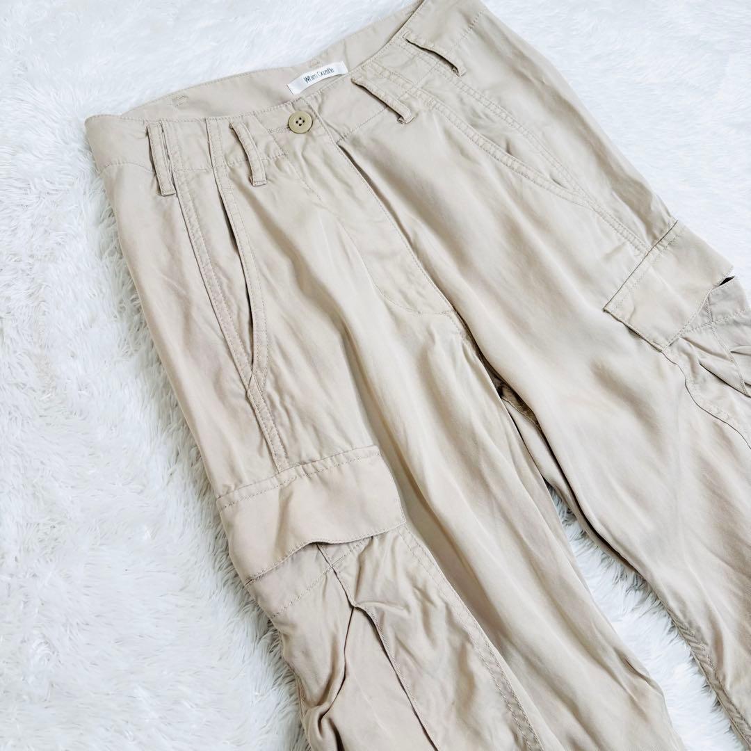 ウィムガゼット リヨセルウォッシュカーゴパンツ ベージュ 36 2023年モデル