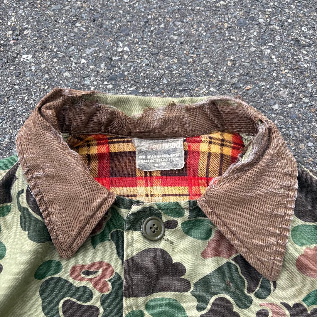 小*す様 70s red head カモフラージュ ハンティングジャケット カバ