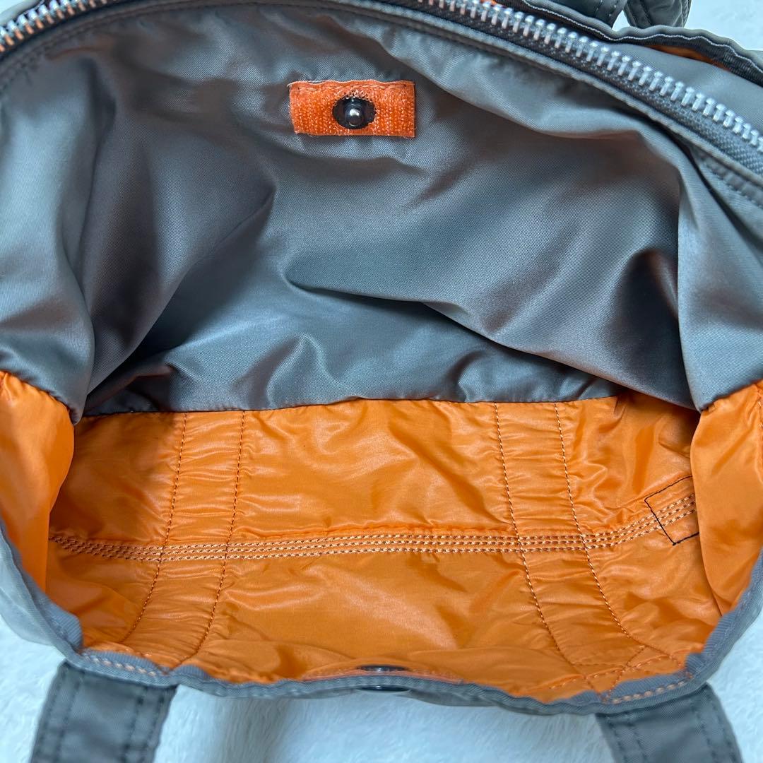 PORTER ポータータンカーダッフルバック ミニボストンS グレー