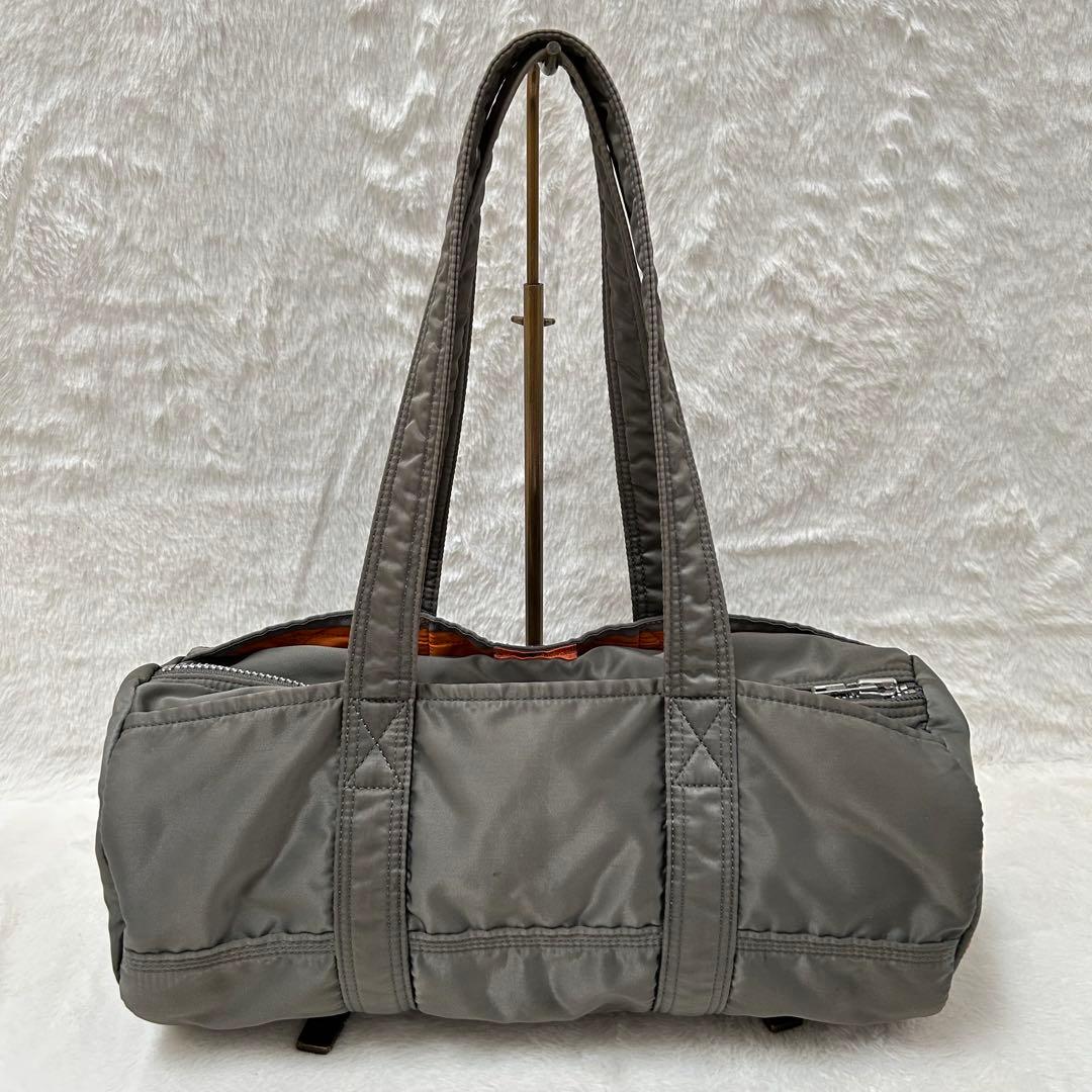 PORTER ポータータンカーダッフルバック ミニボストンS グレー