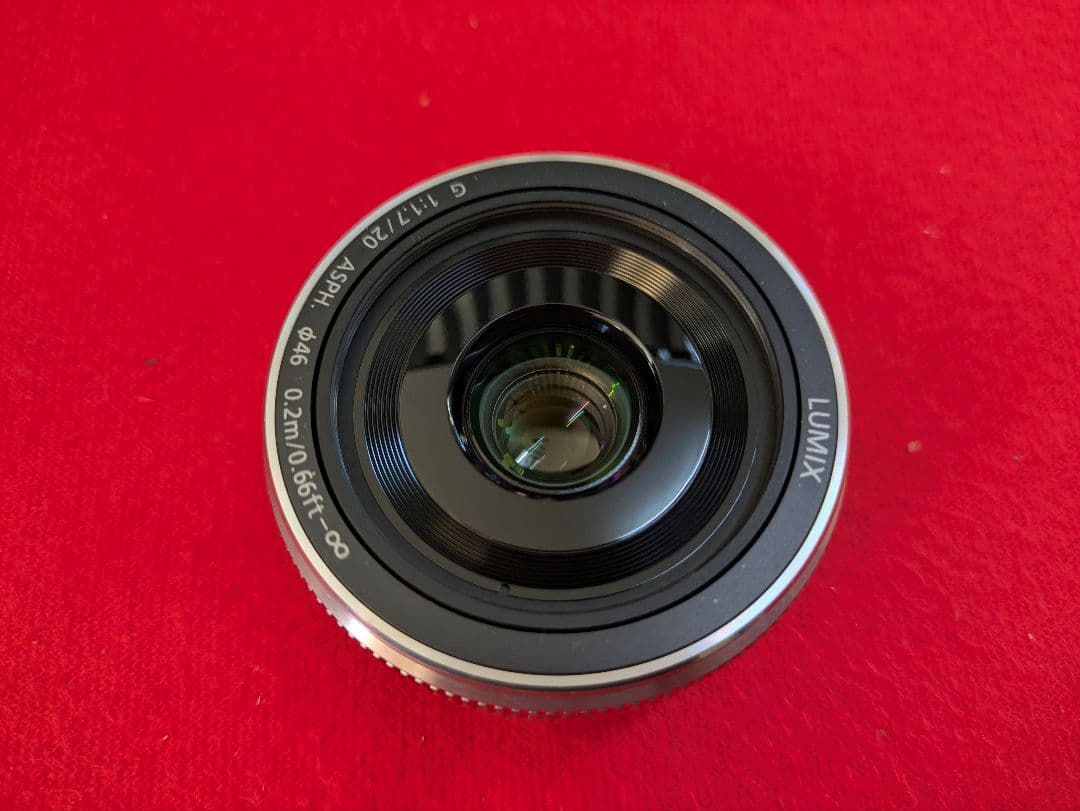 LUMIX G 20mm f/1.7 レンズシルバー