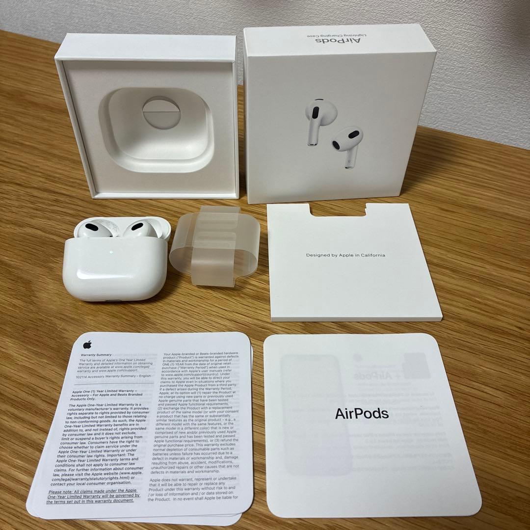 AirPods 3rd generation 本体 中古 動作確認済 ワイヤレス