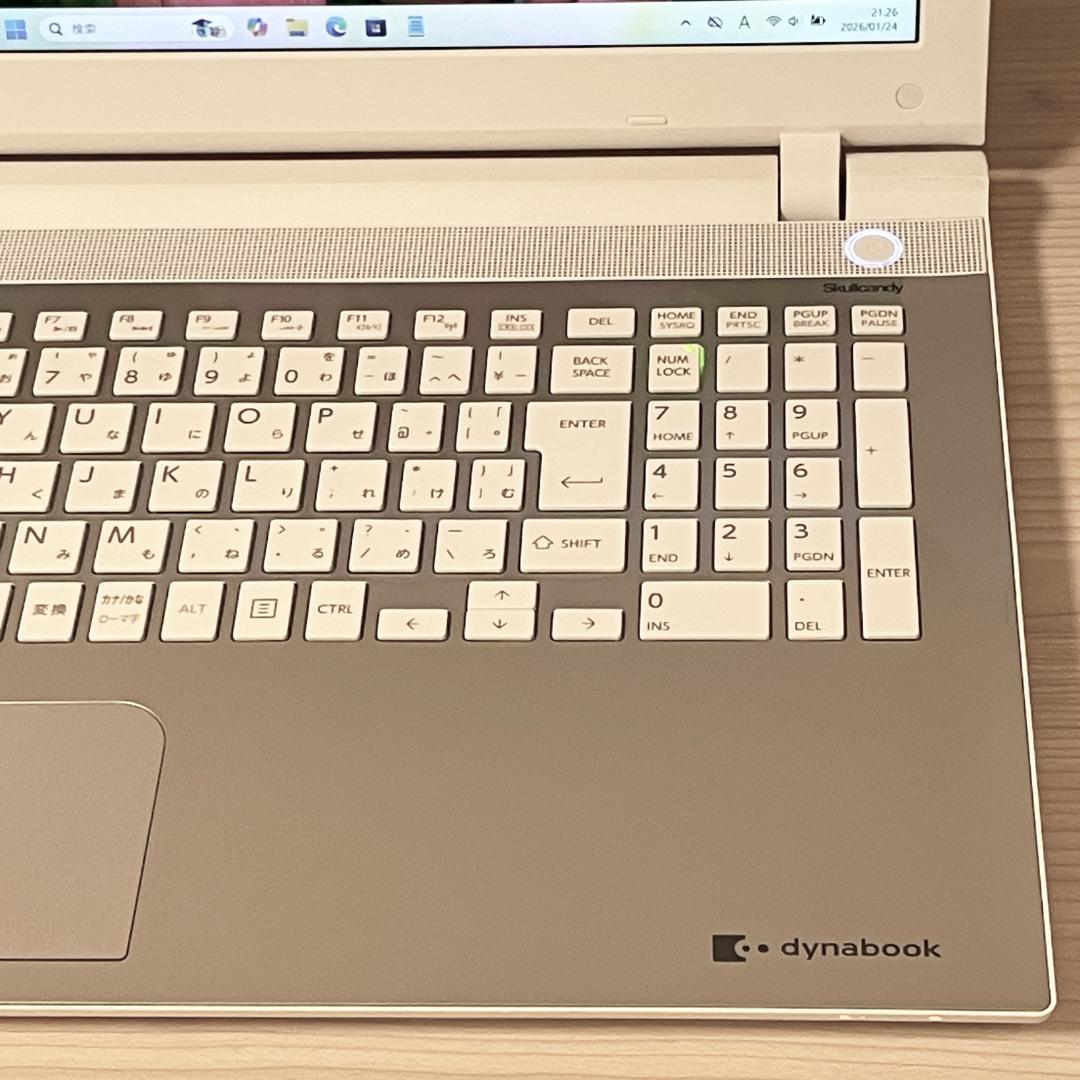 高性能i7 SSD 256GB ノートパソコン カメラ付き dynabook