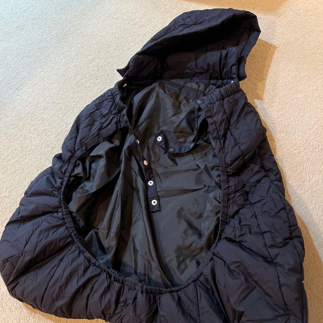 nana.ベビーカー　抱っこ紐　ダウン　ノースフェイス　ブラック