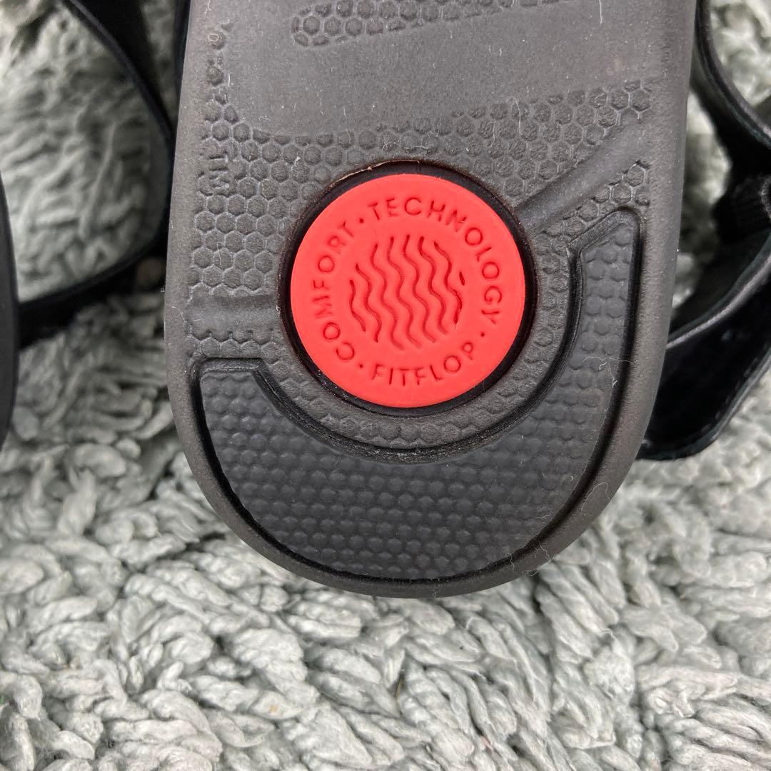 未使用級 fitflop レザー パンプス サンダル ミュール 24cm