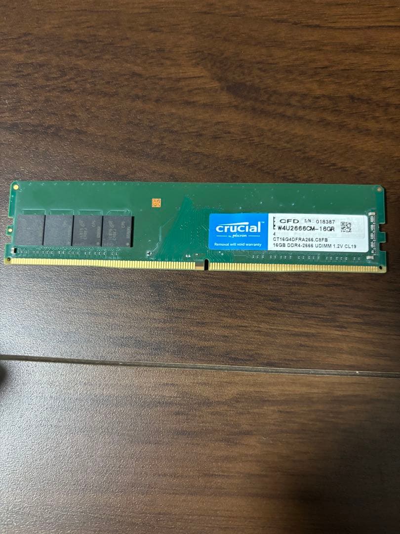 crucial 16GB DDR4-2666 メモリ　CFD デスクトップ
