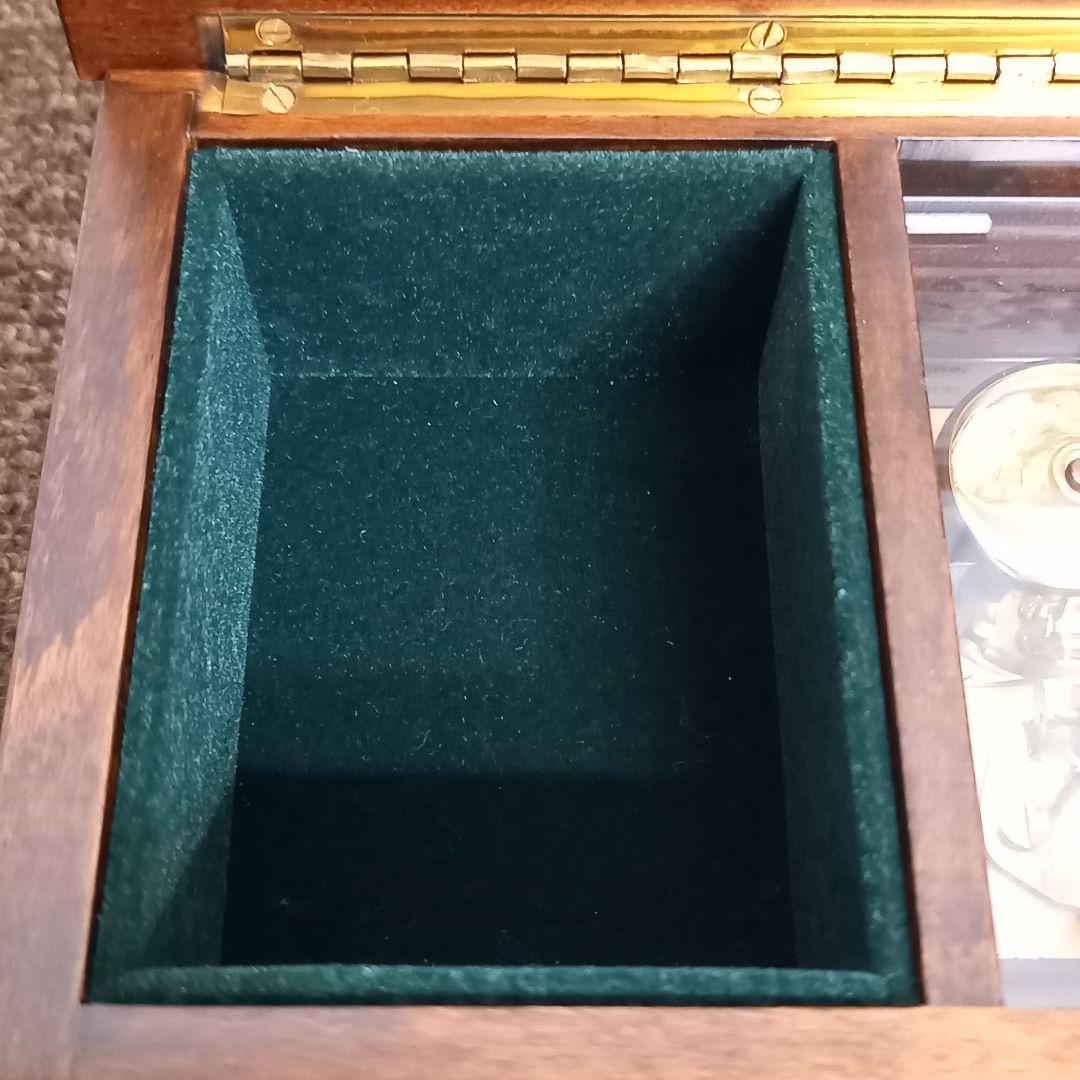 【美品】reuge リュージュオルゴール36弁 小物入れ付き