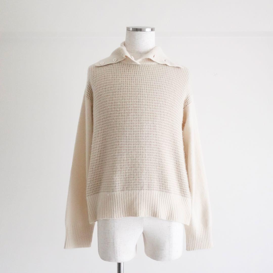 【イタリア製】1960s 70s Avon ピュアカシミア　ハイネックニット