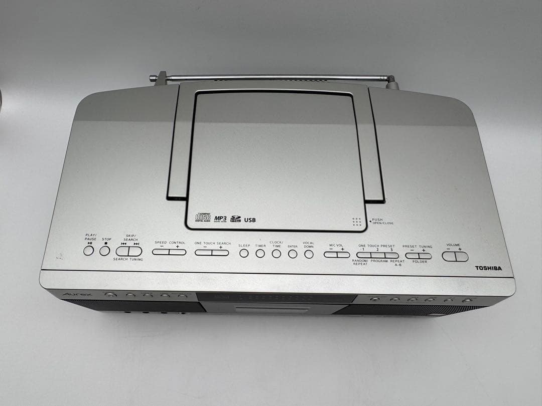 【良品】東芝 Aurex TY-AK1 ハイレゾ対応SD/USB/CDラジカセ
