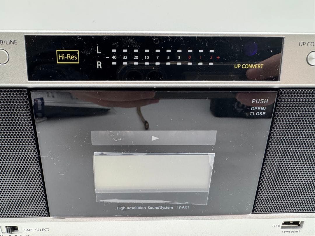 【良品】東芝 Aurex TY-AK1 ハイレゾ対応SD/USB/CDラジカセ