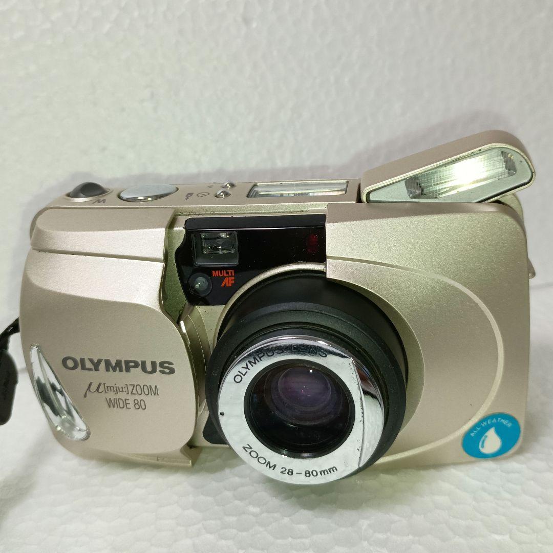 OLYMPUS★オリンパス ミューZOOMワイド80 ＆ソフトケース付、動作OK