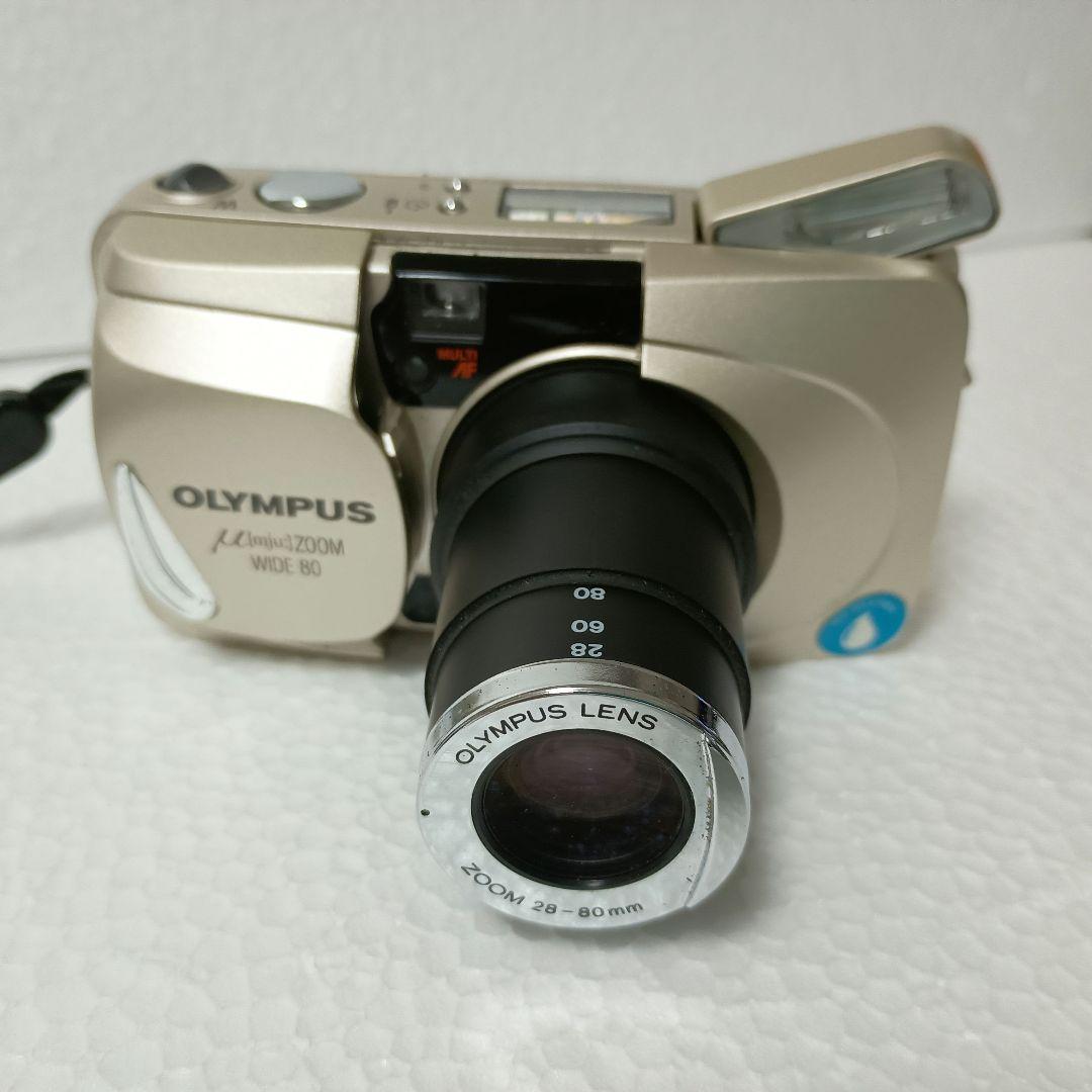 OLYMPUS★オリンパス ミューZOOMワイド80 ＆ソフトケース付、動作OK