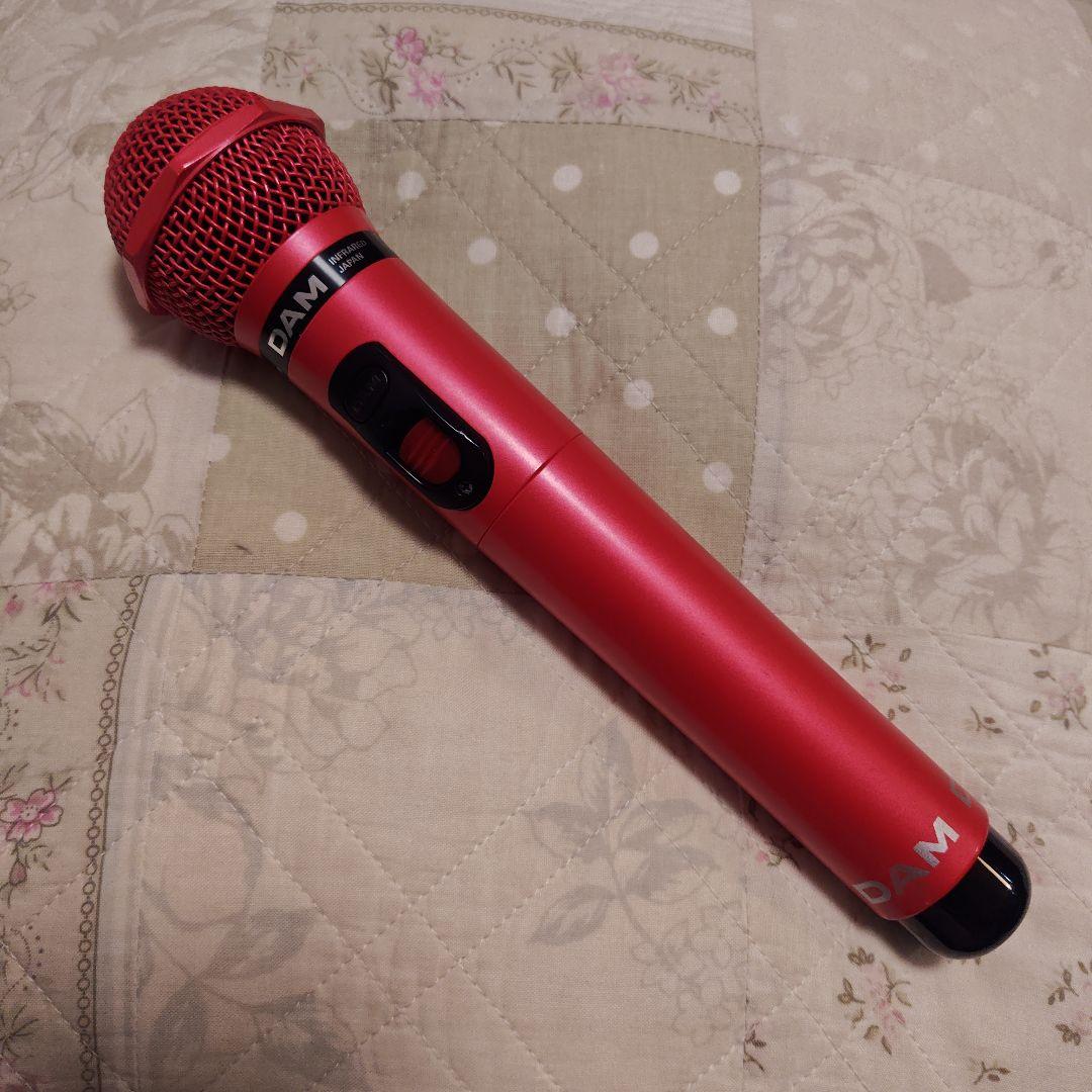 カラオケ DAM WITM-500 ワイヤレスマイク赤