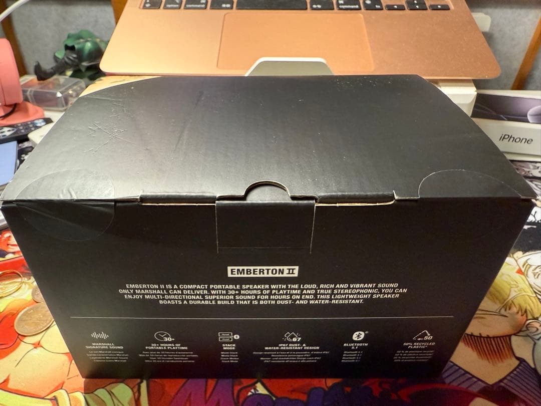 Marshall Emberton II ワイヤレススピーカーシュリンク付き