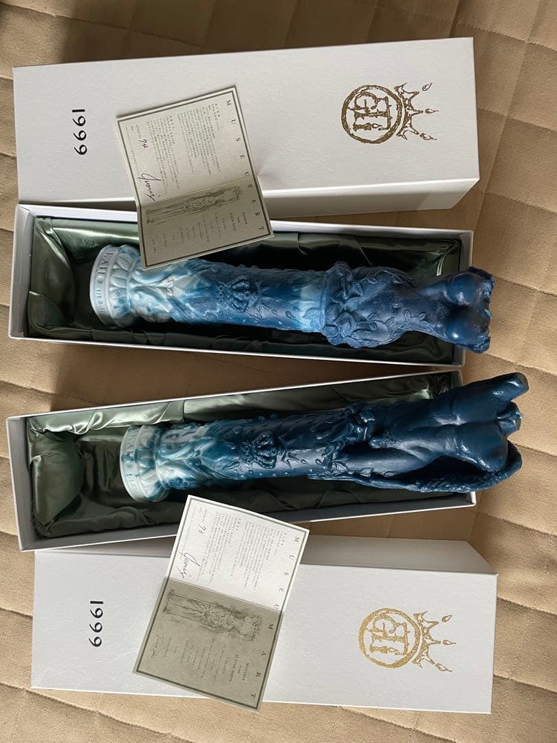 INOUE TAKAHO 青色キャンドル 2本セット