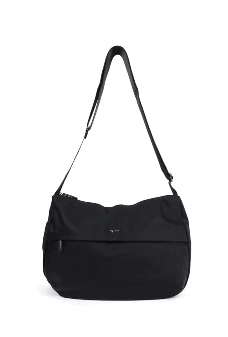 agnès b. ブラックショルダーバックNS24－01 アニエスベー保証書あり