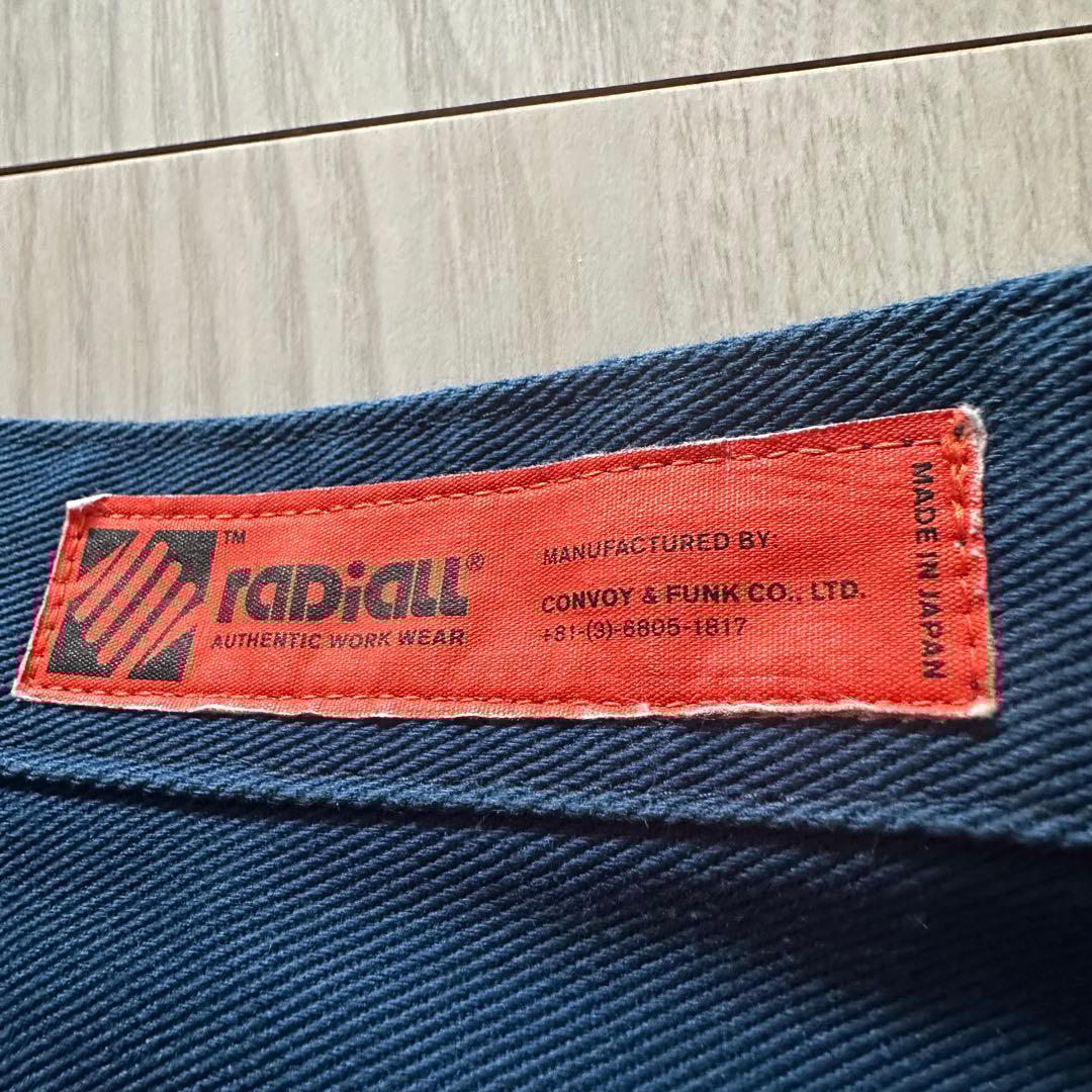 RADIALL　ラディアル　Cnq Frisco　ワークパンツ　ネイビー　W34