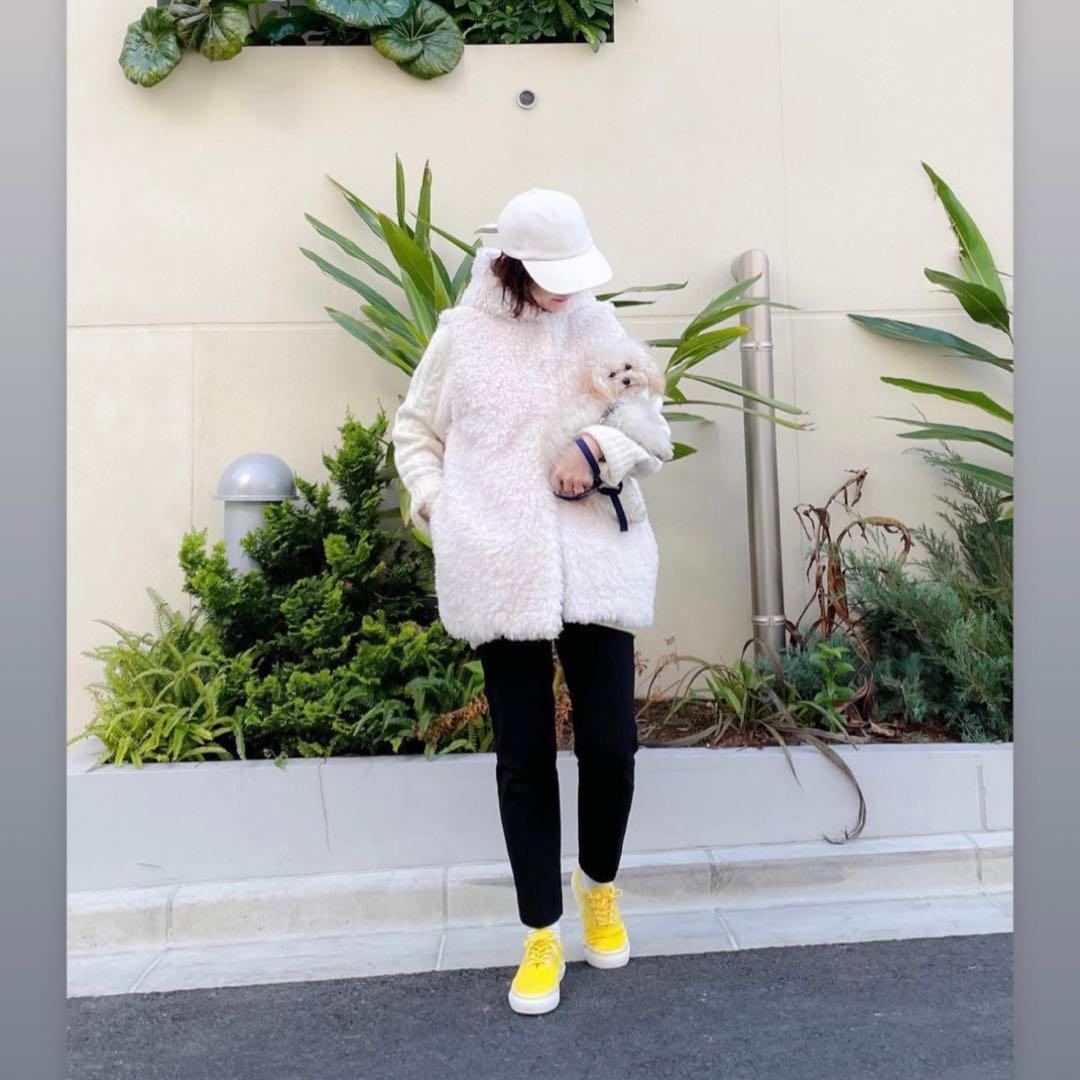 ヨリ　yori プードルショートコート　アイボリー　38