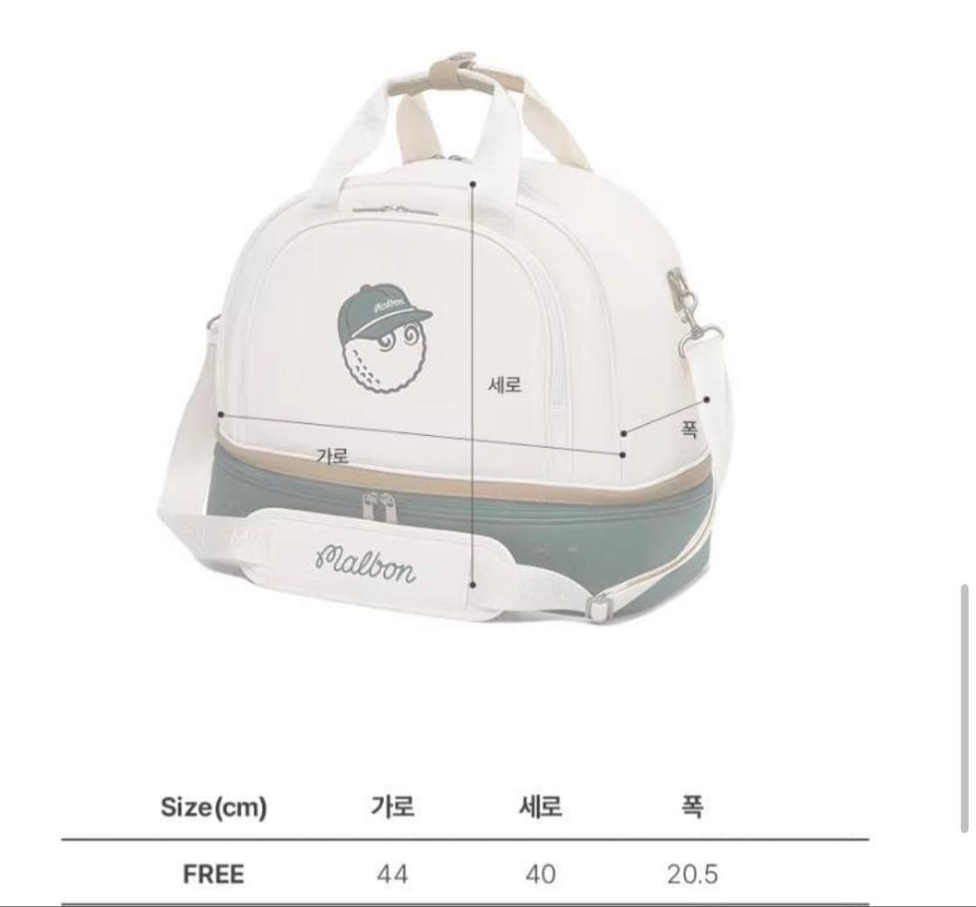 Malbon ゴルフバッグ ベージュ ブラウン