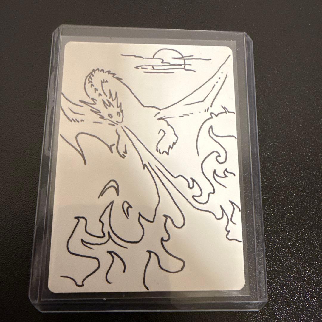 アーティストプルーフ　foil 血染めの月　スケッチ