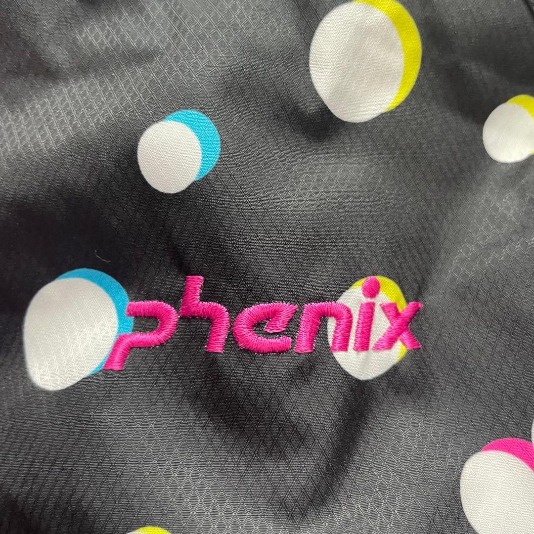 美品✨フェニックス スキーウェア 上下 セット M 160 レディース 黒 総柄