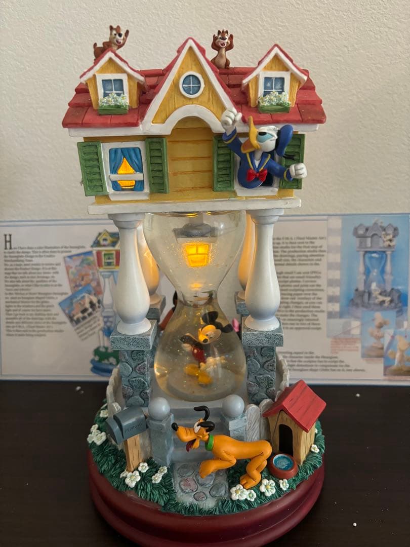 パ*ン様 【希少！未使用】オルゴール付き特大スノーグローブ ディズニーコレクショ