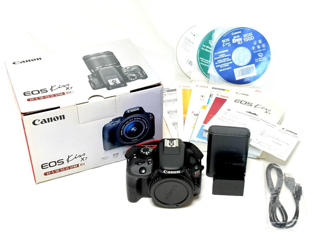 ★美品 元箱付き 【動作良好 返品保証】 Canon EOS Kiss X7