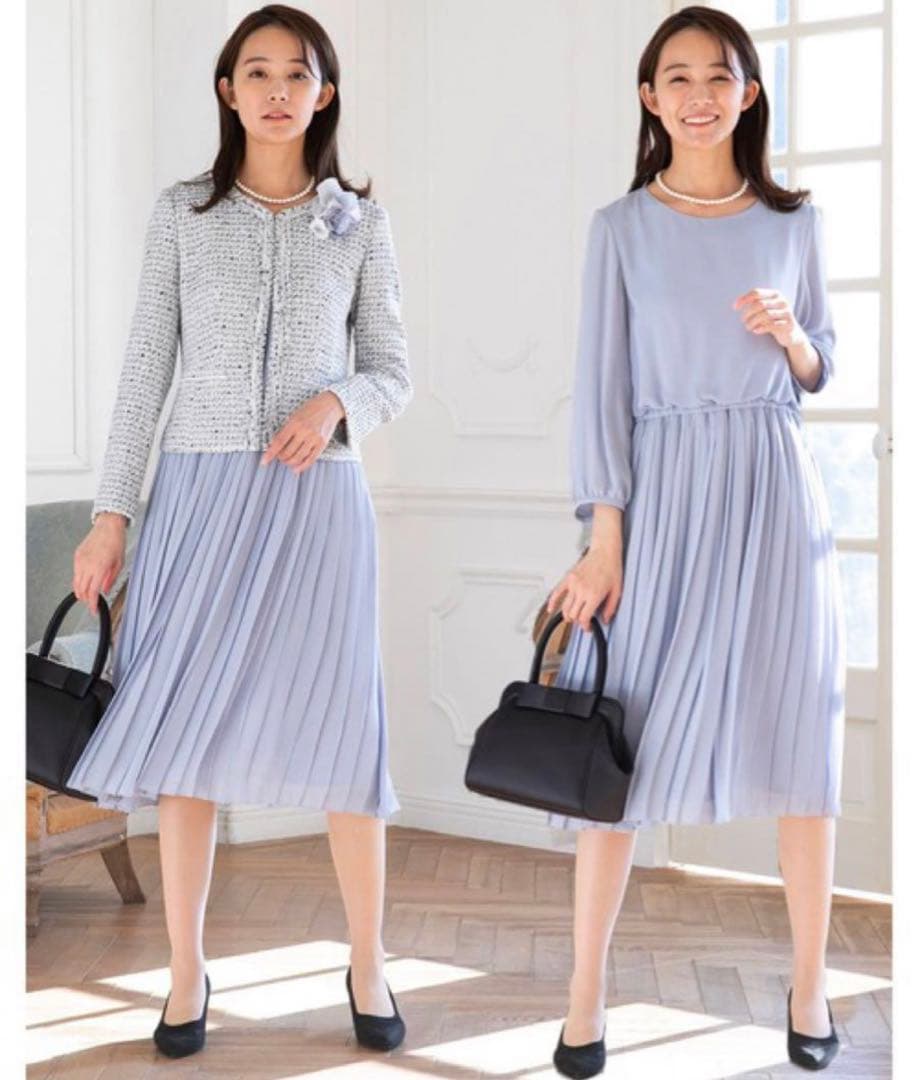 新品☆フォルムフォルマ スーツ 9号＊ジャケット&ワンピ＊入園入学＊東京ソワール