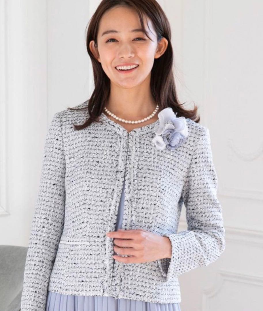 新品☆フォルムフォルマ スーツ 9号＊ジャケット&ワンピ＊入園入学＊東京ソワール