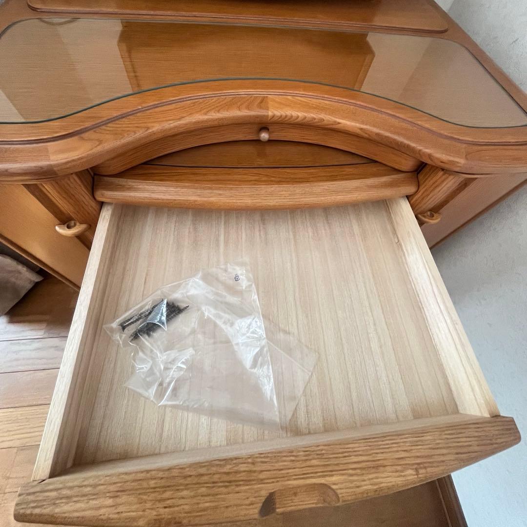 三面鏡ドレッサー　鏡台　木製　美品