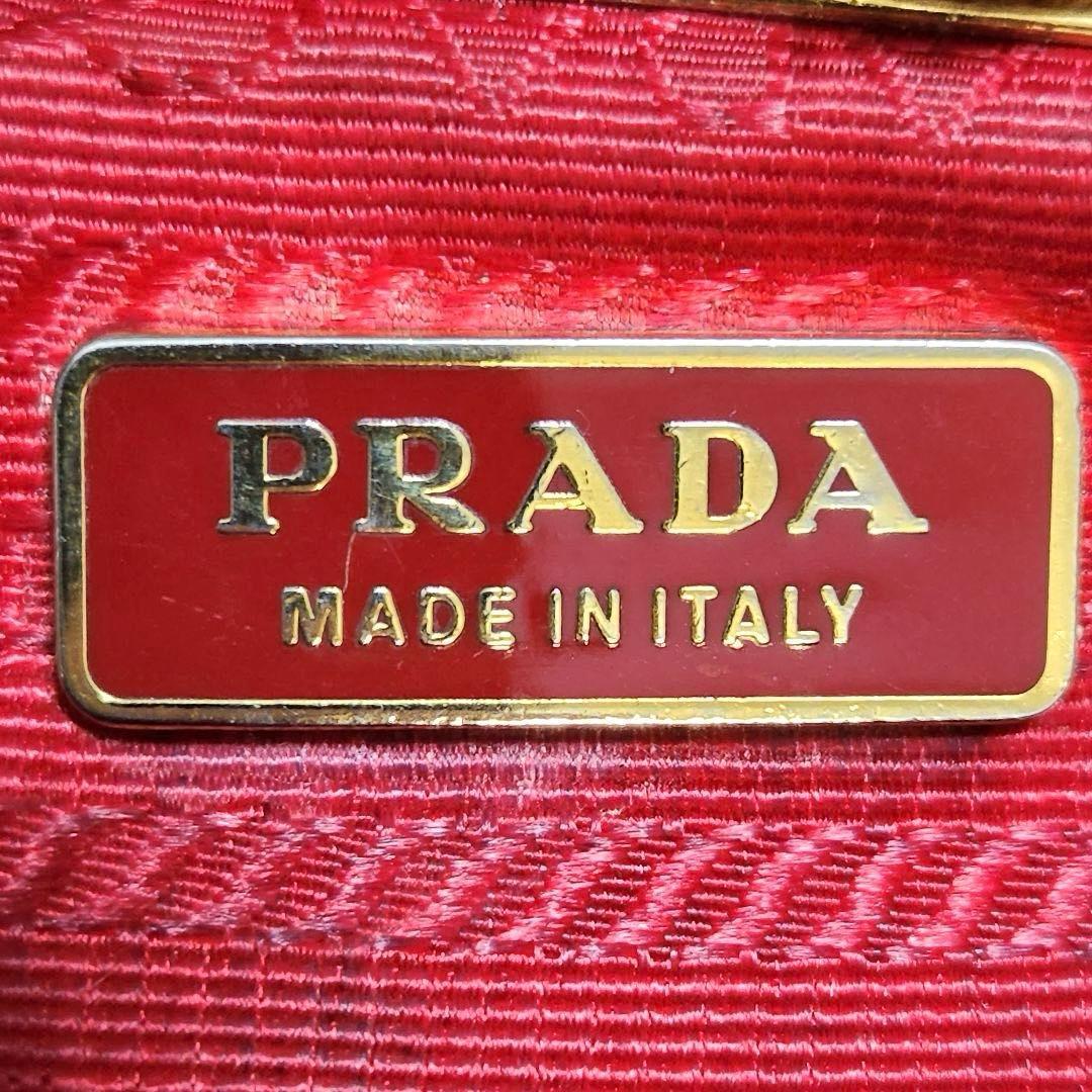 ✨希少✨プラダ　ケース　がま口　小銭入れ　三角ロゴ　ミニポーチ