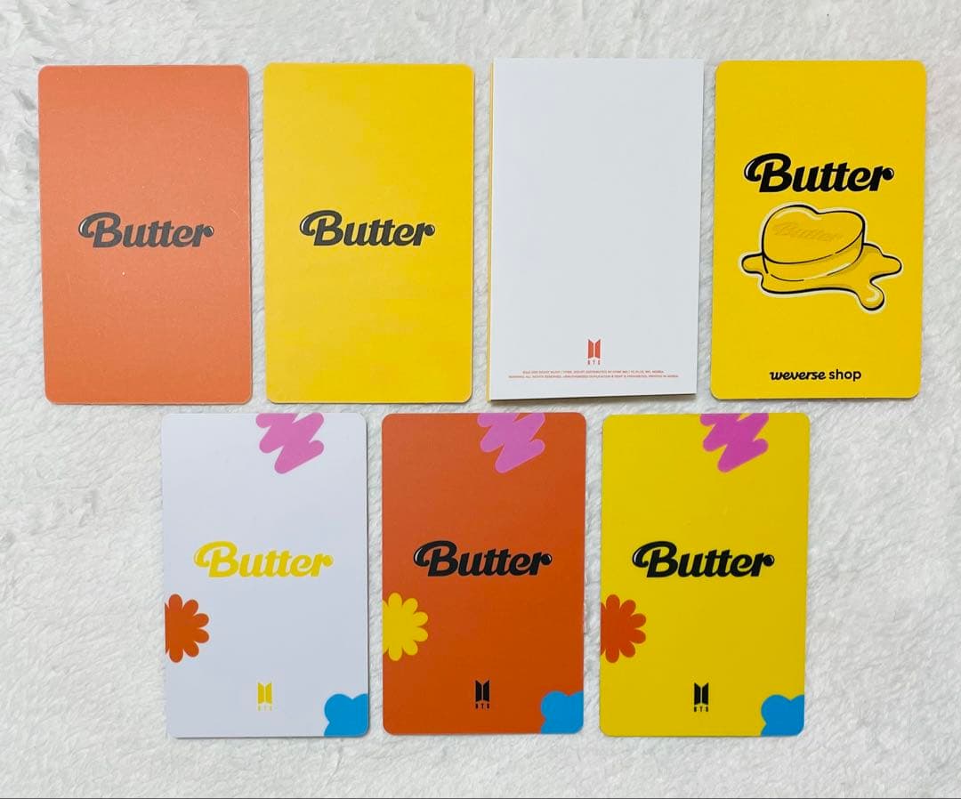 BTS Butter 2形態SET トレカ 特典 ラキドロ V テテ テヒョン