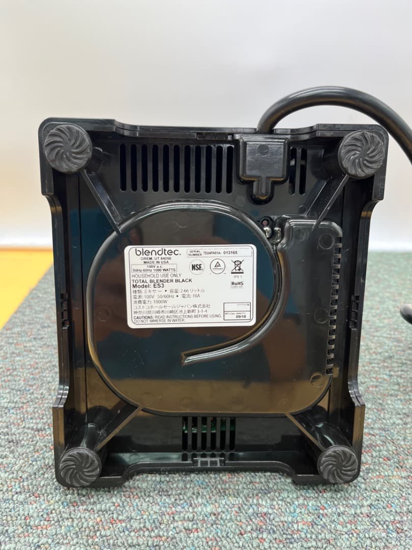 Blendtec（ブレンドテック） Total Blender　ES3　f788