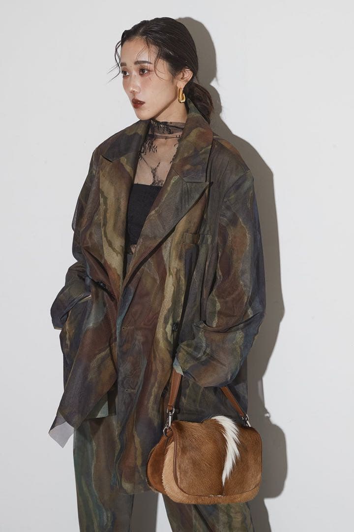 【新品】ANDREA&Co／STRATA ART TULLE JACKET