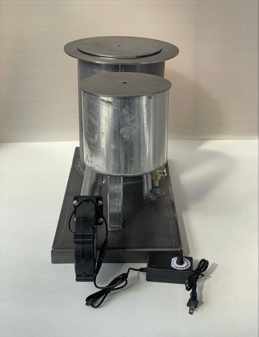 廃油ストーブ　耐熱塗装無し　送風機付き