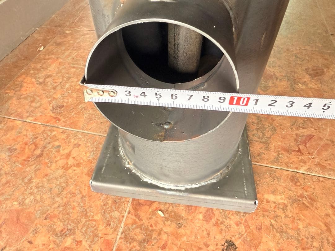 廃油ストーブ　耐熱塗装無し　送風機付き