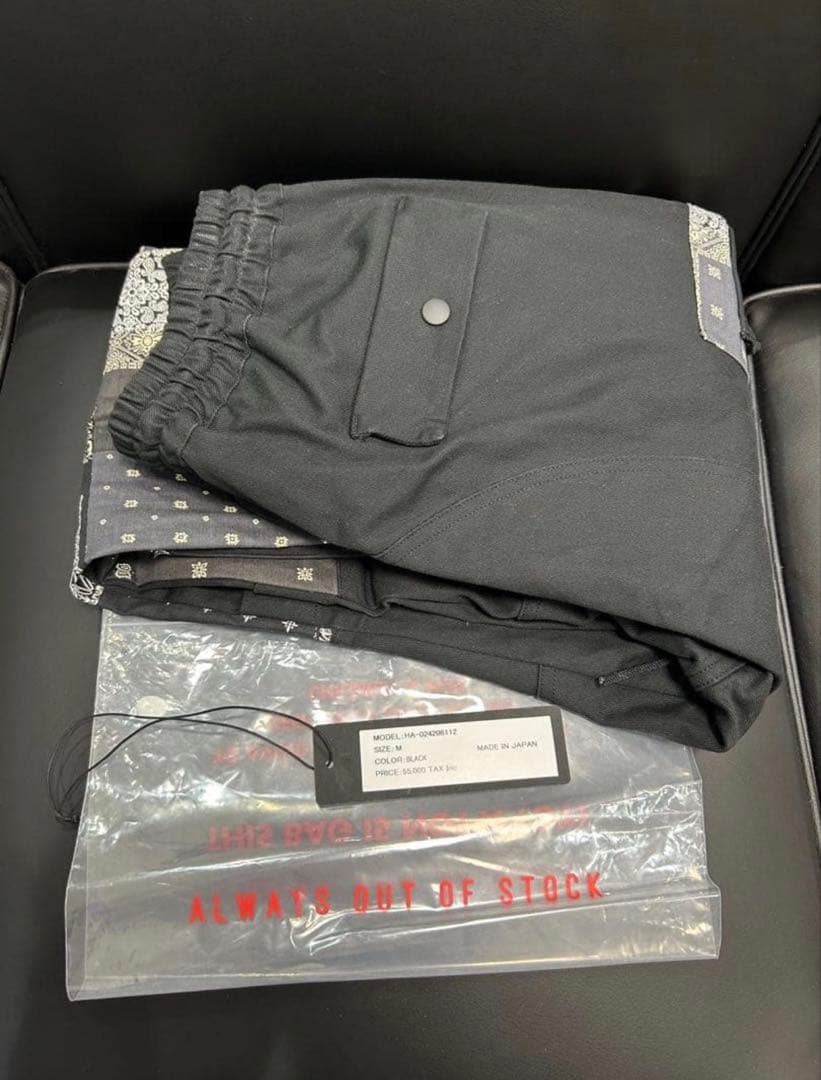 always out of stock ペイズリーパンツ　朝倉未来着用