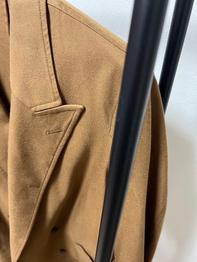 TOMORROW LAND ブラウン ダブルブレスト テーラードジャケット