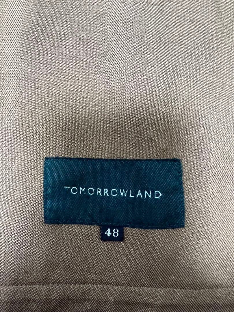 TOMORROW LAND ブラウン ダブルブレスト テーラードジャケット