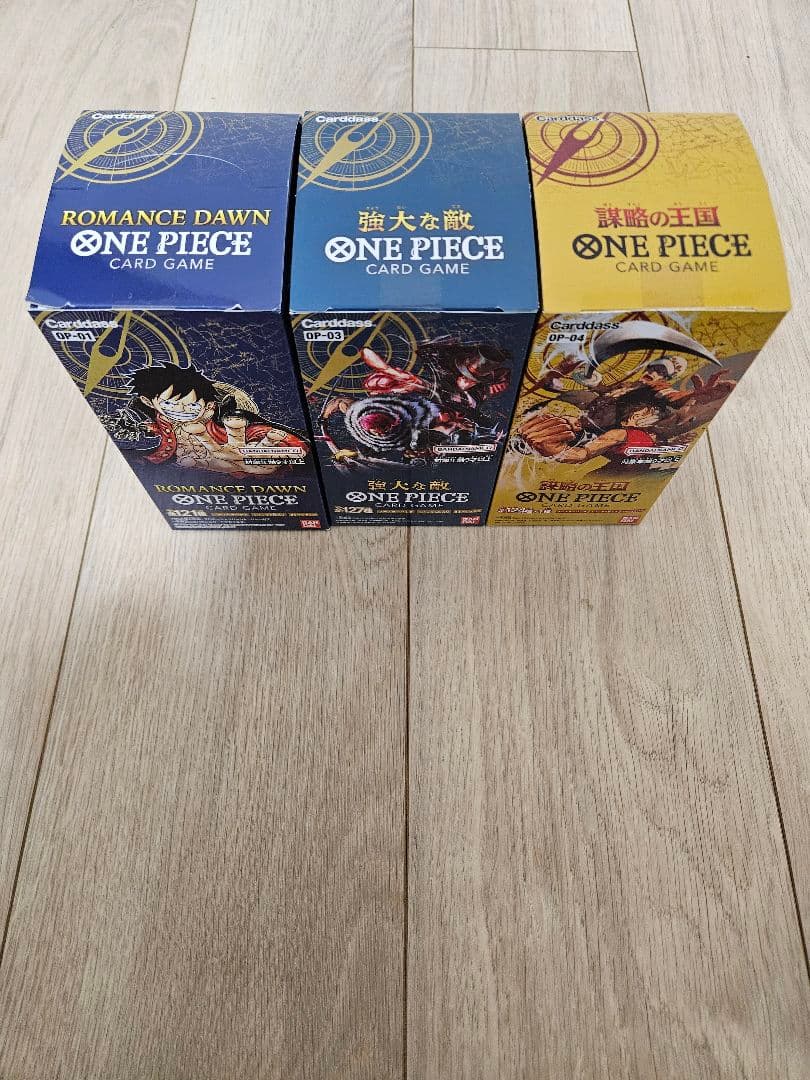 ロマンスドーン 強大な敵 謀略の王国 計3個セット ワンピースカードゲーム