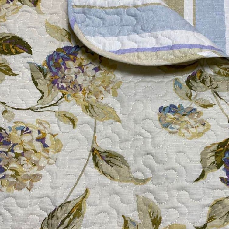 ローラアシュレイ　マルチカバー　キルトカバー　ベッドスプレッド　花柄