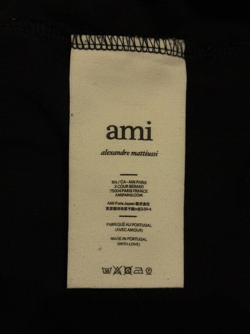 AMI PARIS オーガニックコットン スウェットシャツ(ロンT)