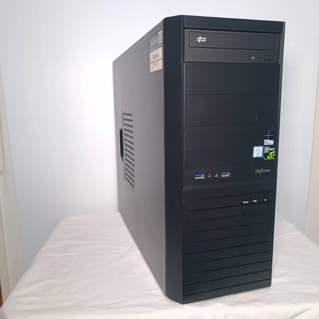 【激安ゲーミングPCフルセット】i7 快適動作！MS Office搭載 ドスパラ