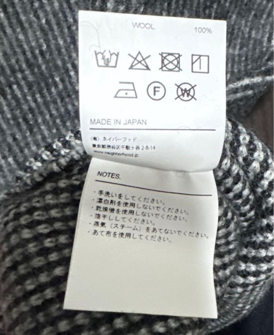 NEIGHBORHOOD 厚手ニットサーマル　ハイゲージセーター