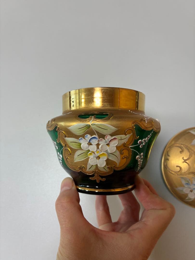 ヴェネチア製 LAGUNA MURANO GLASSムラーノ　グラスティーセット