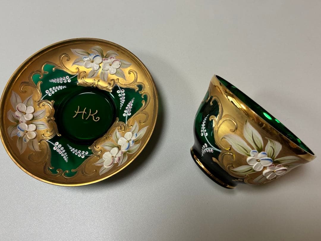 ヴェネチア製 LAGUNA MURANO GLASSムラーノ　グラスティーセット