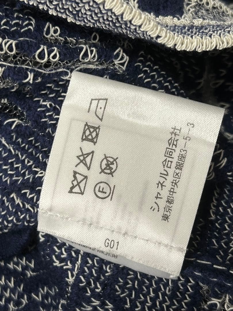 CHANEL カメリアフラワー アンサンブル カーディガン P63