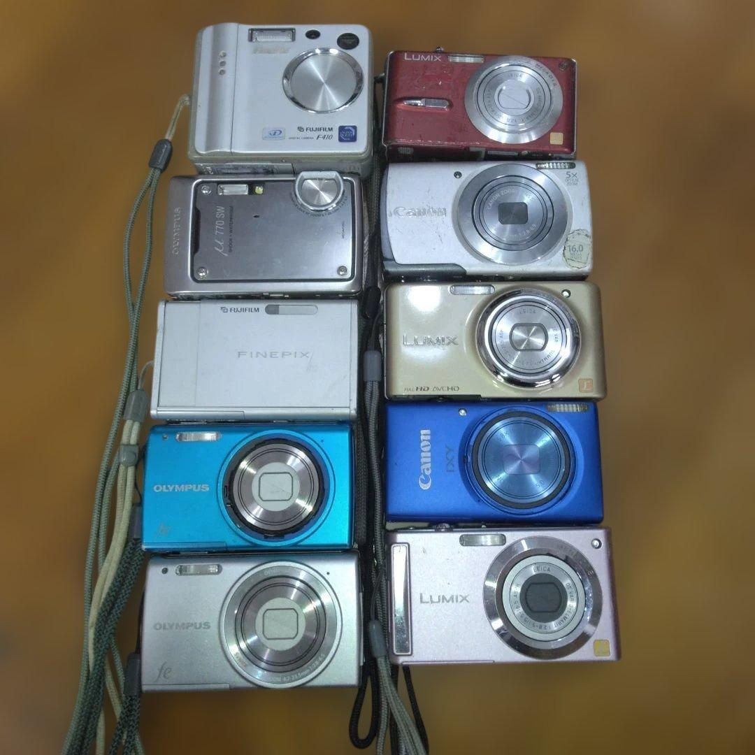 デジカメジャンク10台まとめ売り