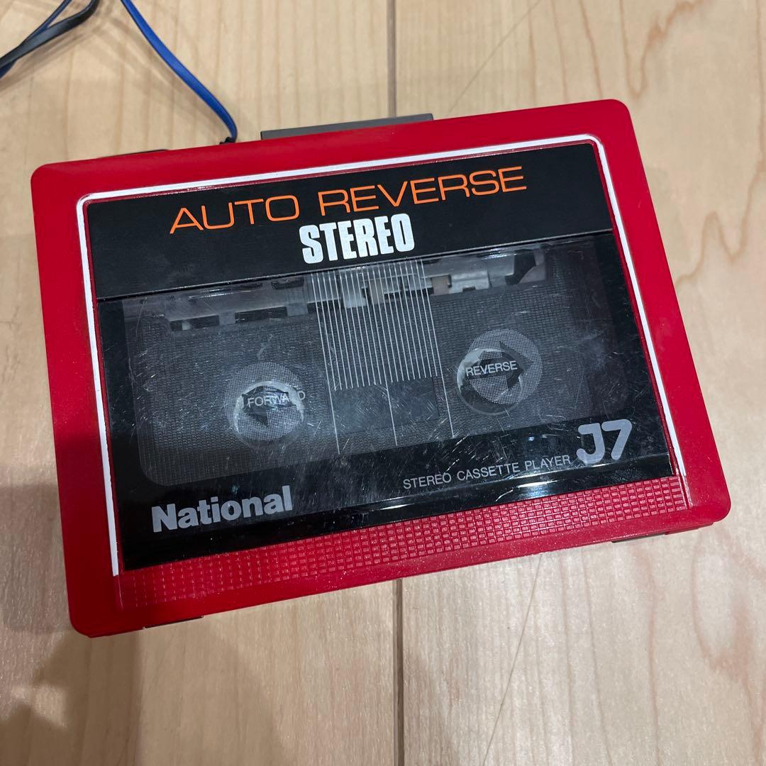 National カセット ウォークマン RQ-J7 動作品 ナショナル