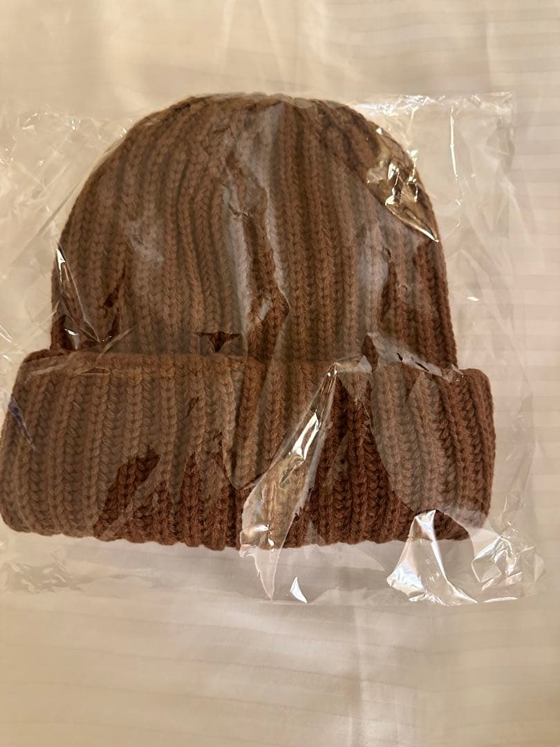 【未開封】supreme ニット帽 ブラウン new york シュプリーム